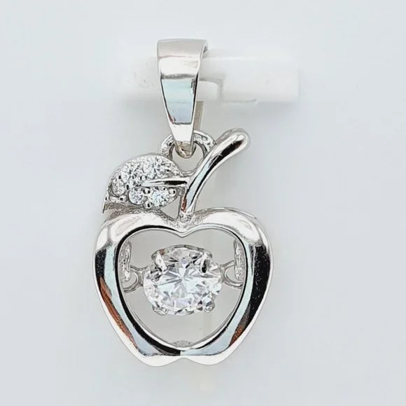 "#925 Sterling Silver Cubic Zircon Pendant for Women/Girls, US925P1123 - Picture 4 of 11
